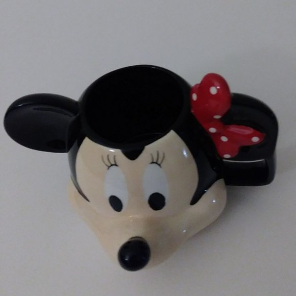 Disney Other - Minnie Mouse Head Ceramic Coffee Mug